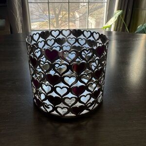 Heart Design Metal Candle Holder